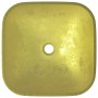 Lavabo de vidrio dorado 42x42x14 cm