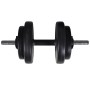 Juego de barras + 2 mancuernas 60,5kg de vidaXL, Peso libre - Ref: Foro24-90375, Precio: 129,99 €, Descuento: %