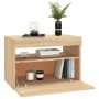 TV-Schränke mit LED-Leuchten 2 Stück Sonoma-Eiche 60x35x40 cm von vidaXL, TV-Möbel - Ref: Foro24-804416, Preis: 84,18 €, Raba...