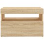 TV-Schränke mit LED-Leuchten 2 Stück Sonoma-Eiche 60x35x40 cm von vidaXL, TV-Möbel - Ref: Foro24-804416, Preis: 84,18 €, Raba...