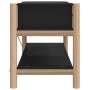 Mueble para TV madera contrachapada negro 82x38x45 cm en Muebles TV | Comprar online en Foro24