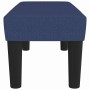 Banco de tela azul 70x30x30 cm