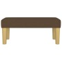 Banco de tela marrón 70x30x30 cm