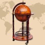 Mueble bar de bola del mundo madera de eucalipto de vidaXL, Armarios para vino y licores - Ref: Foro24-60774, Precio: 152,12 ...