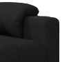 Sillón de masaje de tela negro