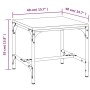 Beistelltisch aus geräuchertem Eichensperrholz, 40 x 40 x 35 cm von vidaXL, Couchtisch - Ref: Foro24-819406, Preis: 21,31 €, ...