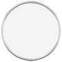 Espejo de pared redondo plateado Ø20 cm