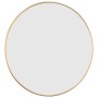 Espejo de pared redondo dorado Ø 50 cm