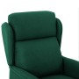 Silla de masaje Verde oscuro 67.5 x 93.5 x 101.5 cm tela