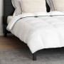 Juego de edredón de invierno 3 pcs Blanco 260 x 220 cm