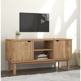 Mueble de TV OTTA madera maciza de pino 113,5x43x57 cm en Muebles TV | Comprar online en Foro24