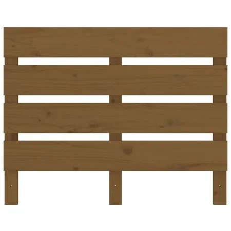 Cabecero madera maciza de pino marrón miel 75x3x80 cm de vidaXL, Cabeceros y pies de cama - Ref: Foro24-821370, Precio: 28,79...