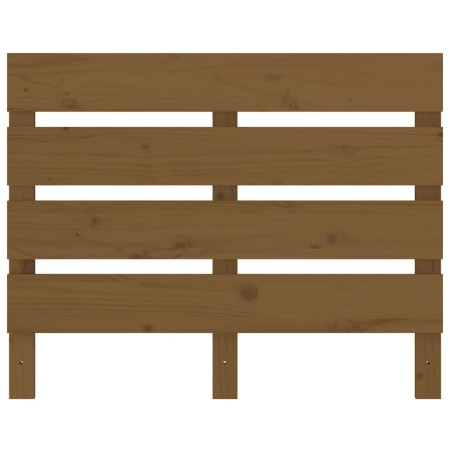 Cabecero madera maciza de pino marrón miel 75x3x80 cm de vidaXL, Cabeceros y pies de cama - Ref: Foro24-821370, Precio: 29,05...
