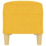 Banco de tela amarillo 100x35x41 cm