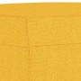 Banco de tela amarillo 100x35x41 cm