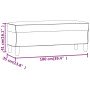 Banco de cuero sintético gris 100x35x41 cm en Bancos | Comprar online en Foro24