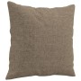 Cojines decorativos 2 uds tela gris taupe 40x40 cm