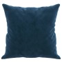 Cojines decorativos 2 uds terciopelo azul 40x40 cm en Cojines | Comprar online en Foro24
