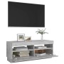 TV-Schrank mit LED-Leuchten betongrau 100x35x40 cm von vidaXL, TV-Möbel - Ref: Foro24-804458, Preis: 91,36 €, Rabatt: %