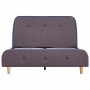 Estructura de cama sin colchón Tela topo 120x190 cm
