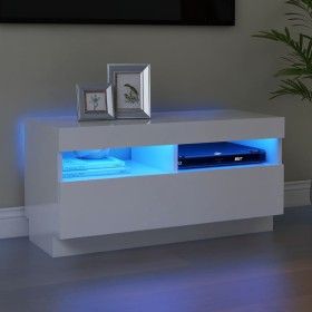 TV-Schrank mit strahlend weißen LED-Leuchten 80x35x40 cm von vidaXL, TV-Möbel - Ref: Foro24-804451, Preis: 76,25 €, Rabatt: %