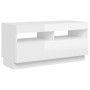 TV-Schrank mit strahlend weißen LED-Leuchten 80x35x40 cm von vidaXL, TV-Möbel - Ref: Foro24-804451, Preis: 76,25 €, Rabatt: %