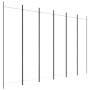 Biombo divisor de 6 paneles de tela blanco 300x200 cm