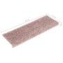 Treppenstufenmatten 15 Stück weiß und rosa 65x21x4cm von vidaXL, Treppenmatten - Ref: Foro24-326201, Preis: 85,85 €, Rabatt: %