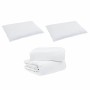 Juego de edredón de invierno con almohada 3 pcs Blanco 260 x