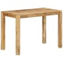 Mesa de comedor madera maciza de mango 110x55x76 cm en Mesas de cocina y de comedor | Comprar online en Foro24