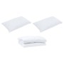 Edredón con almohada 3 pcs 240 x 220 cm Microfibra