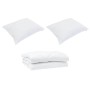 Edredón con almohada 3 pcs 240 x 220 cm Microfibra