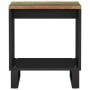 Mesa de centro madera reciclada y contrachapada 40x31x46 cm