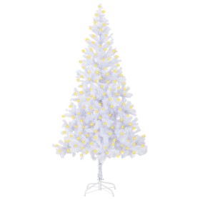 Árbol de Navidad artificial con LEDs 210 cm 910 ramas