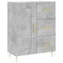 Aparador alto madera contrachapada gris hormigón 69,5x34x180 cm de vidaXL, Aparadores - Ref: Foro24-3198653, Precio: 170,21 €...