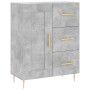 Aparador alto madera contrachapada gris hormigón 69,5x34x180 cm by vidaXL, Sideboards - Ref: Foro24-3198653, Price: 172,18 €,...