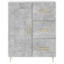 Aparador alto madera contrachapada gris hormigón 69,5x34x180 cm de vidaXL, Aparadores - Ref: Foro24-3198653, Precio: 170,21 €...