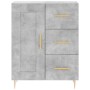 Aparador alto madera contrachapada gris hormigón 69,5x34x180 cm by vidaXL, Sideboards - Ref: Foro24-3198653, Price: 172,18 €,...