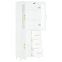 Aparador alto madera contrachapada blanco 69,5x34x180 cm de vidaXL, Aparadores - Ref: Foro24-3198649, Precio: 184,57 €, Descu...