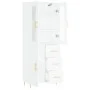 Aparador alto madera contrachapada blanco 69,5x34x180 cm de vidaXL, Aparadores - Ref: Foro24-3198649, Precio: 182,81 €, Descu...