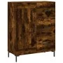 Hohes Sideboard aus geräuchertem Eichensperrholz, 69,5 x 34 x 180 cm von vidaXL, Sideboards - Ref: Foro24-3198662, Preis: 179...