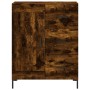 Aparador alto madera contrachapada roble ahumado 69,5x34x180 cm de vidaXL, Aparadores - Ref: Foro24-3198662, Precio: 180,59 €...