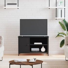 Möbel für TV aus schwarzem Sperrholz 80x40x50 cm von vidaXL, TV-Möbel - Ref: Foro24-832768, Preis: 58,76 €, Rabatt: %