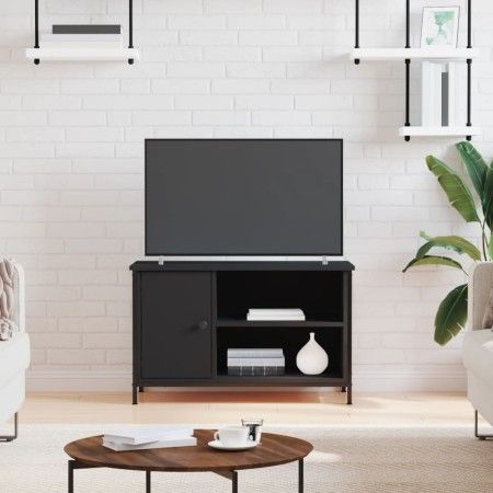 Möbel für TV aus schwarzem Sperrholz 80x40x50 cm von vidaXL, TV-Möbel - Ref: Foro24-832768, Preis: 58,76 €, Rabatt: %