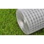 Alambrada de gallinero acero galvanizado plateada 10x1 m