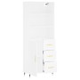 Tall white plywood sideboard 69.5x34x180 cm by vidaXL, Sideboards - Ref: Foro24-3189997, Price: 170,62 €, Discount: %