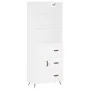 Hohes Sideboard Sperrholz weiß 69,5x34x180 cm von vidaXL, Sideboards - Ref: Foro24-3189989, Preis: 145,04 €, Rabatt: %