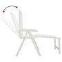 Weiße Plastikliege von vidaXL, Liegen - Ref: Foro24-364705, Preis: 82,23 €, Rabatt: %