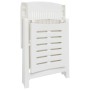 Weiße Plastikliege von vidaXL, Liegen - Ref: Foro24-364705, Preis: 82,23 €, Rabatt: %