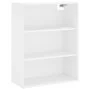 Hohes weißes Sperrholz-Sideboard 69,5 x 34 x 180 cm von vidaXL, Sideboards - Ref: Foro24-3190005, Preis: 145,70 €, Rabatt: %